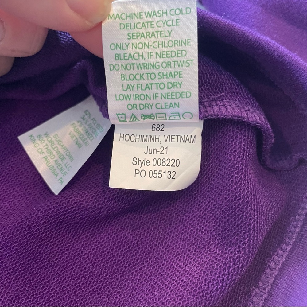 Lilly Pulitzer Purple Off-Shoulder Top - Picture 5 of 8